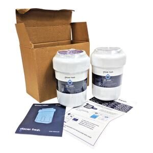 GLACIER FRESH MWF Replacement Refrigerator Water Filters 2 Pack - NIB